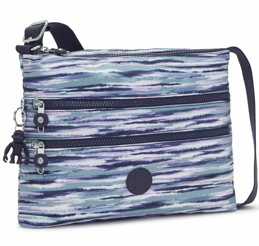 Borse Donna Kipling | Borsa Tracolla Kipling Alvar Brush Stripes