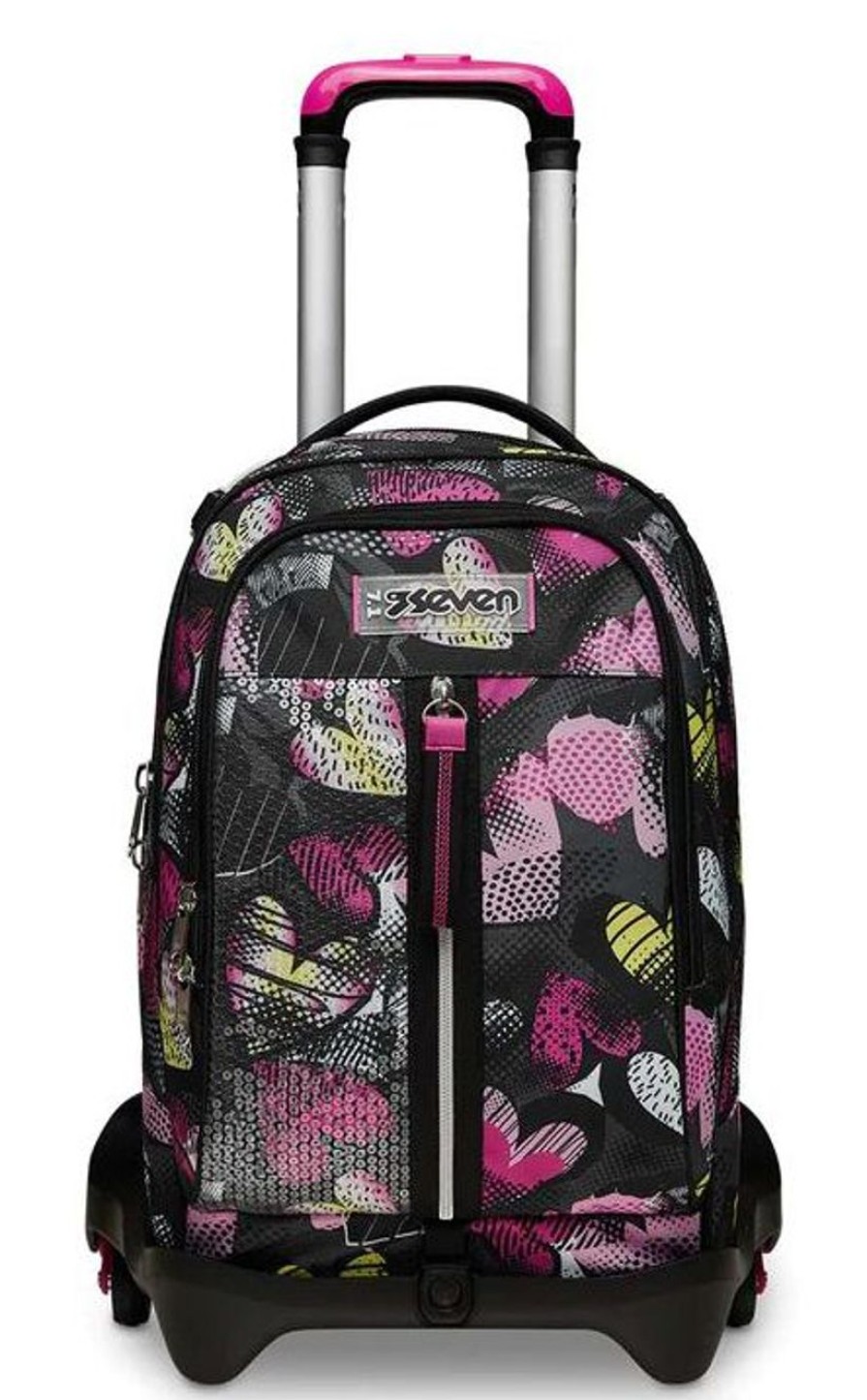 Zaini Seven | Trolley Scuola Seven Jack 3 Ruote Kiddie Crush