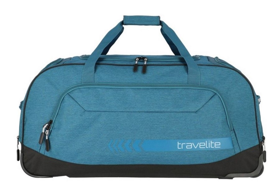 Valigie Travelite | Borsone Trolley Travelite Kick Off Xl 6911 Petrolio