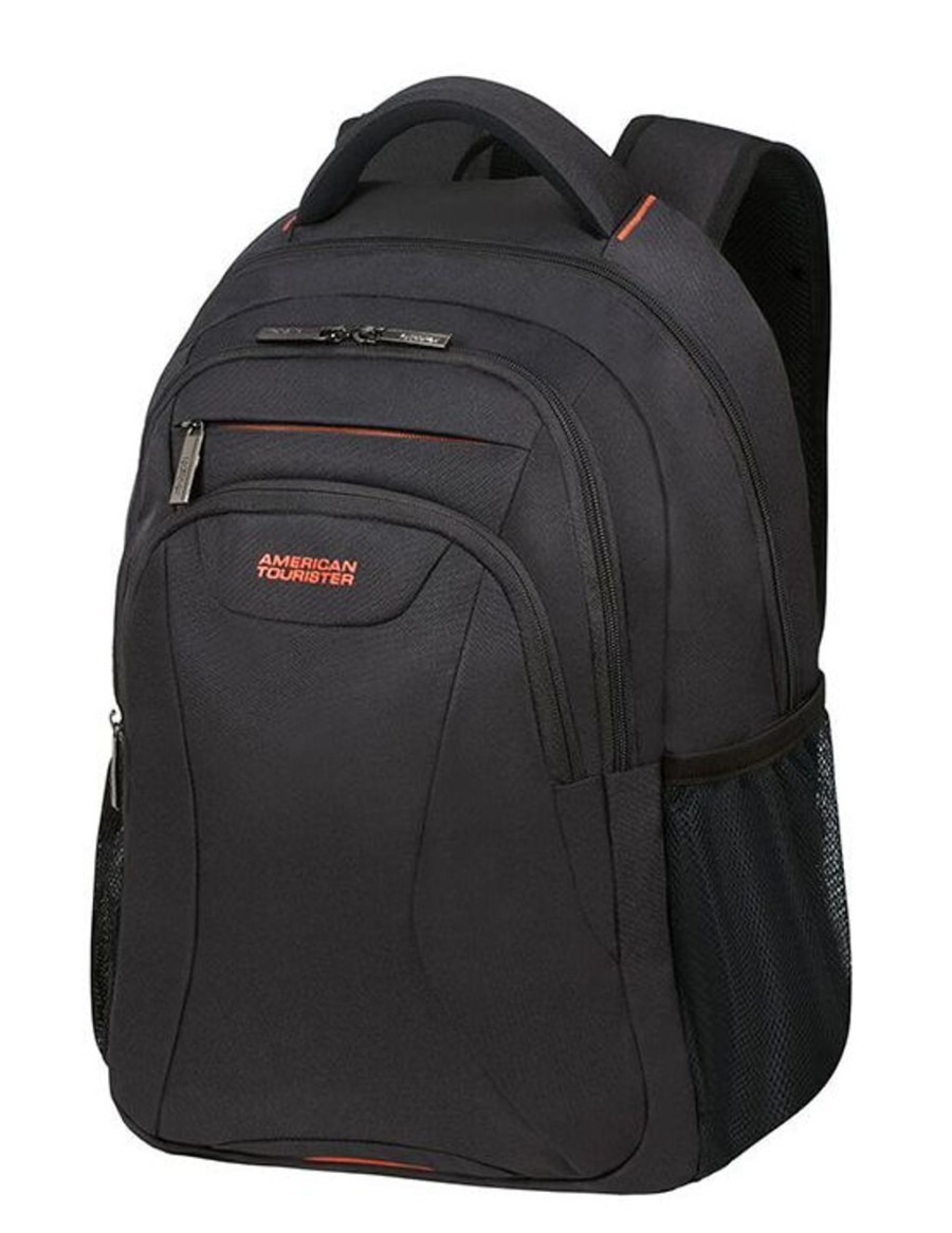 Borse Ufficio American Tourister | Zaino Porta Pc 15,6" American Tourister At Work Nero/Arancio Black/Orange