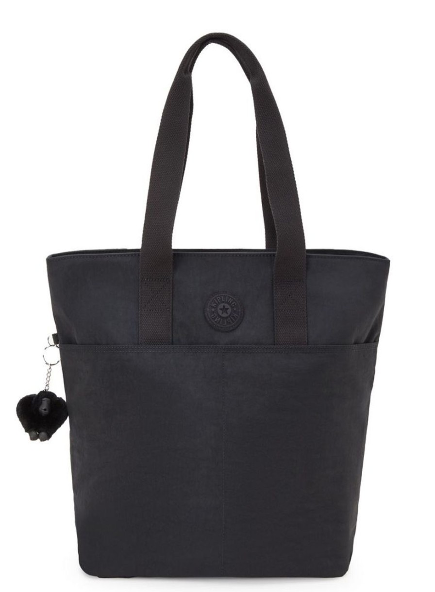 Borse Donna Kipling | Borsa Shopper Kipling Hanifa Black Noir