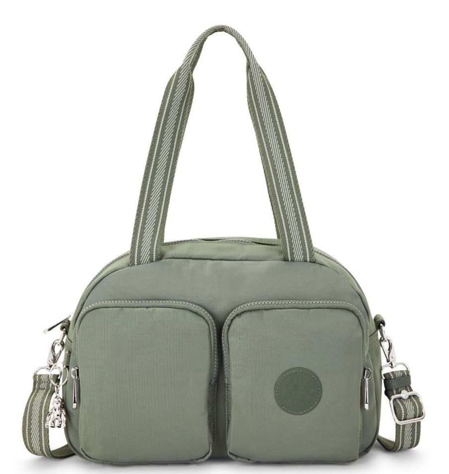 Borse Donna Kipling | Borsa A Mano E Tracolla Kipling Cool Defea Dark Seaweed