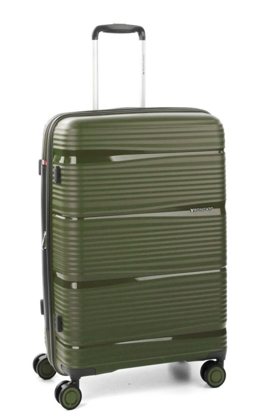 Valigie Roncato | Trolley Espandibile Roncato R-Lite Medio 3452 Verde Militare