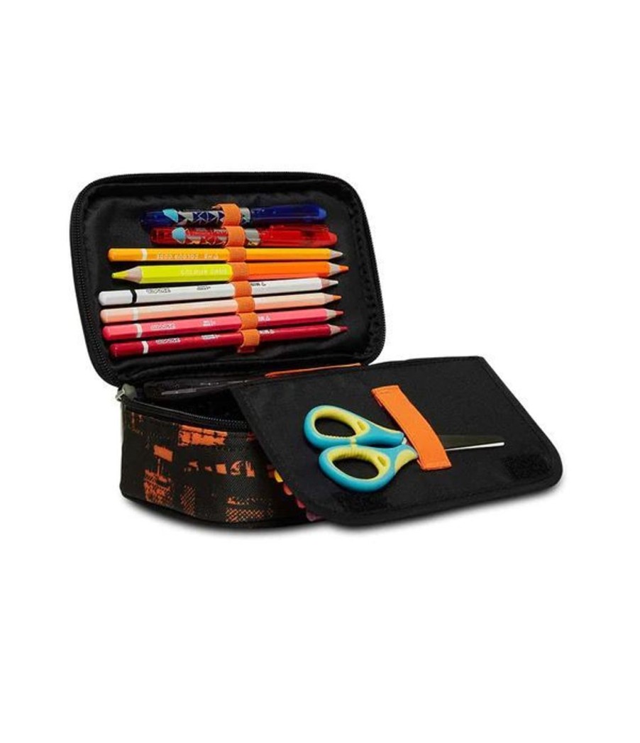 Zaini Seven | Astuccio Scuola Seven Quick Case Freethink Boy Orange