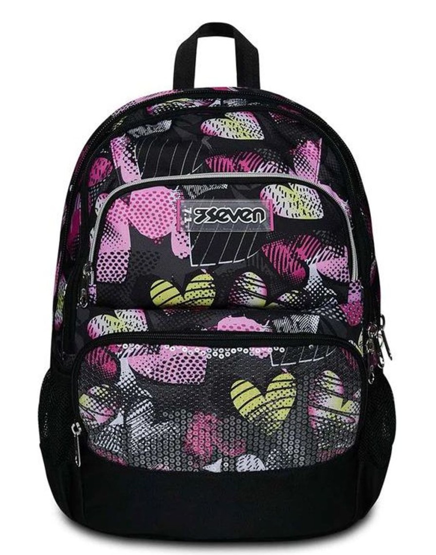 Zaini Seven | Zaino Scuola Seven Advanced Pockets Kiddie Crush