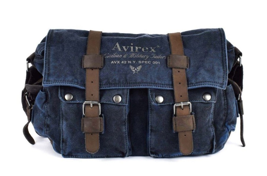 Borse Uomo Avirex | Borsa Messenger Avirex 140506 V0E Blu