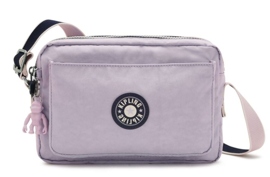 Borse Donna Kipling | Borsa Tracolla Kipling Abanu M Gentle Lilac Bl