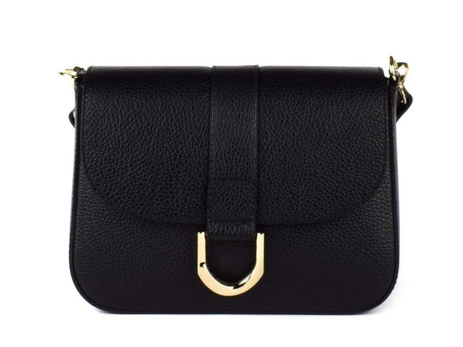 Borse Donna Pronto Moda | Borsa A Tracolla In Pelle 20158 Nero