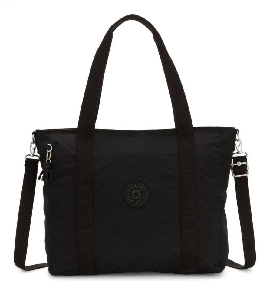 Borse Donna Kipling | Borsa A Spalla E Tracolla Kipling Asseni Black Noir