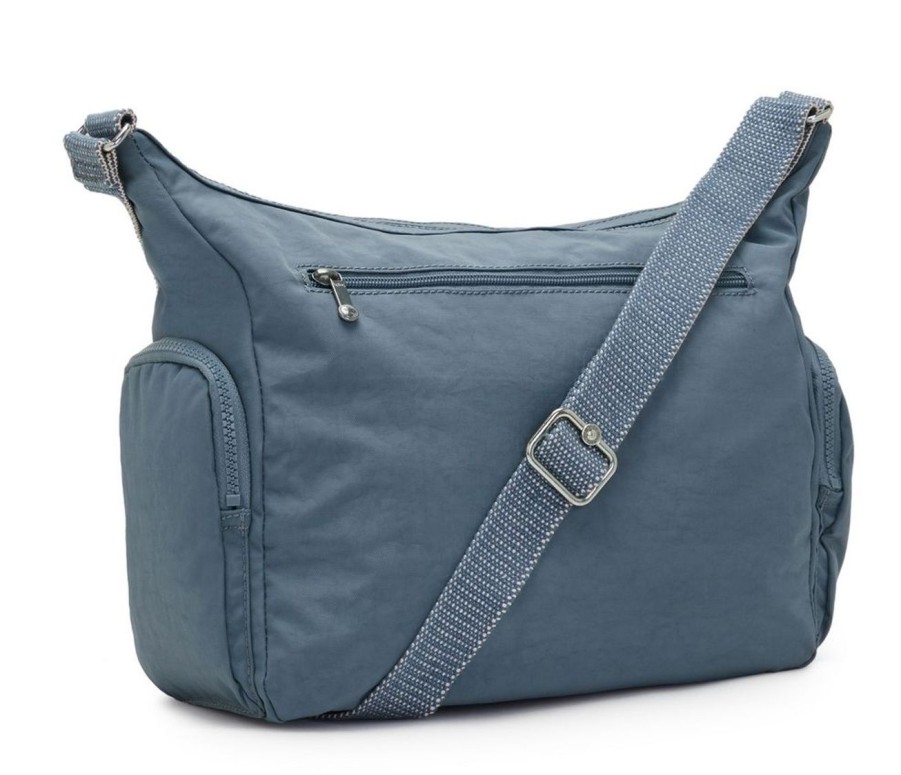 Borse Donna Kipling | Borsa Tracolla Kipling Gabbie Brush Blue