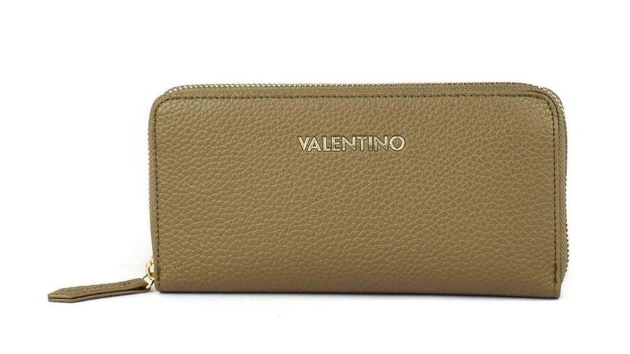 Pelletteria Valentino Bags | Portafoglio Donna Con Zip Valentino Bags Superman Taupe