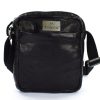 Borse Uomo Avirex | Borsa Tracolla Uomo In Pelle Avirex Mayday Mdy02 Black