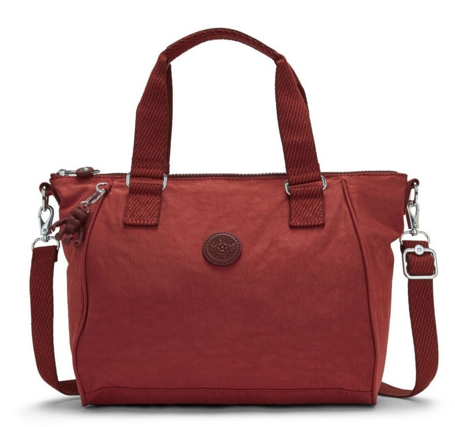 Borse Donna Kipling | Borsa Con Tracolla Kipling Amiel Dusty Carmine