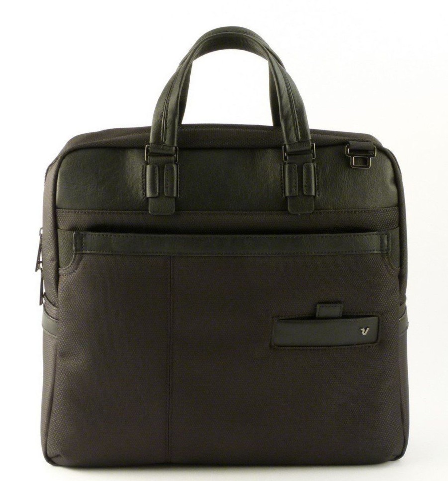 Borse Ufficio Roncato | Borsa Porta Pc 14" Roncato Harvard 2404 Nero Black