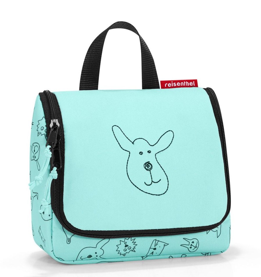 Valigie Reisenthel | Necessaire Reisenthel Toiletbag S Kids Cats And Dogs Mint