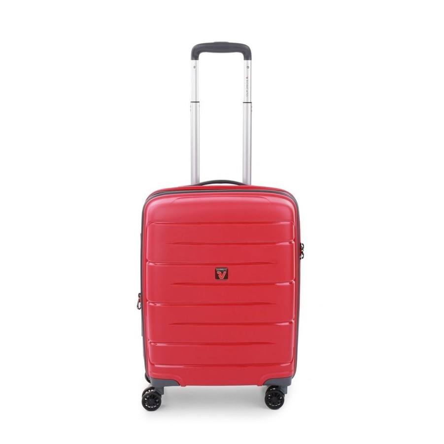 Valigie Roncato | Trolley Cabina Espandibile Roncato Flight Dlx 3463 Rosso