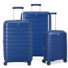 Valigie Roncato | Set 3 Trolley Espandibili Roncato B-Flying Blu Notte