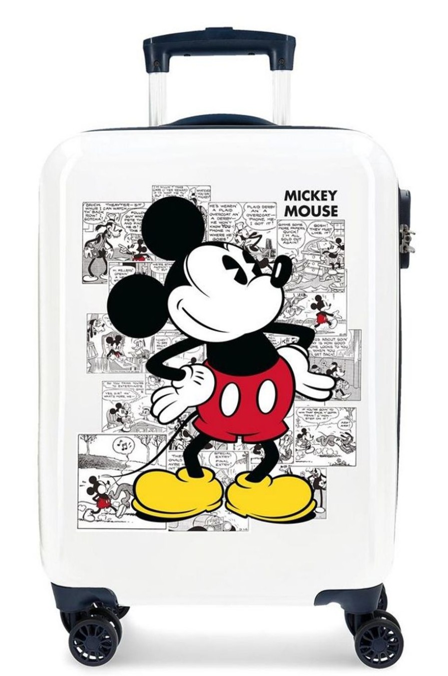 Valigie Disney | Trolley Cabina Disney Mickey Comics Bianco MicBest Comic Bianco